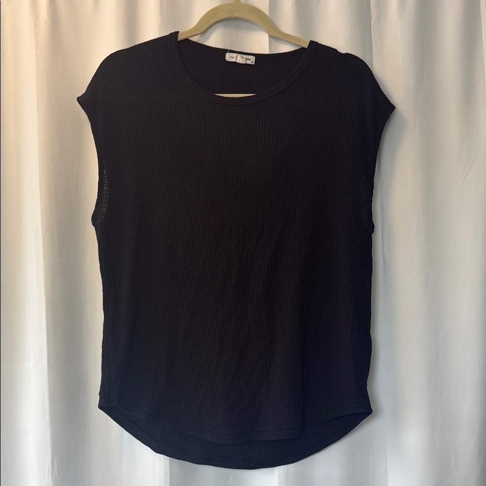 Rag & Bone Black Muscle Tee